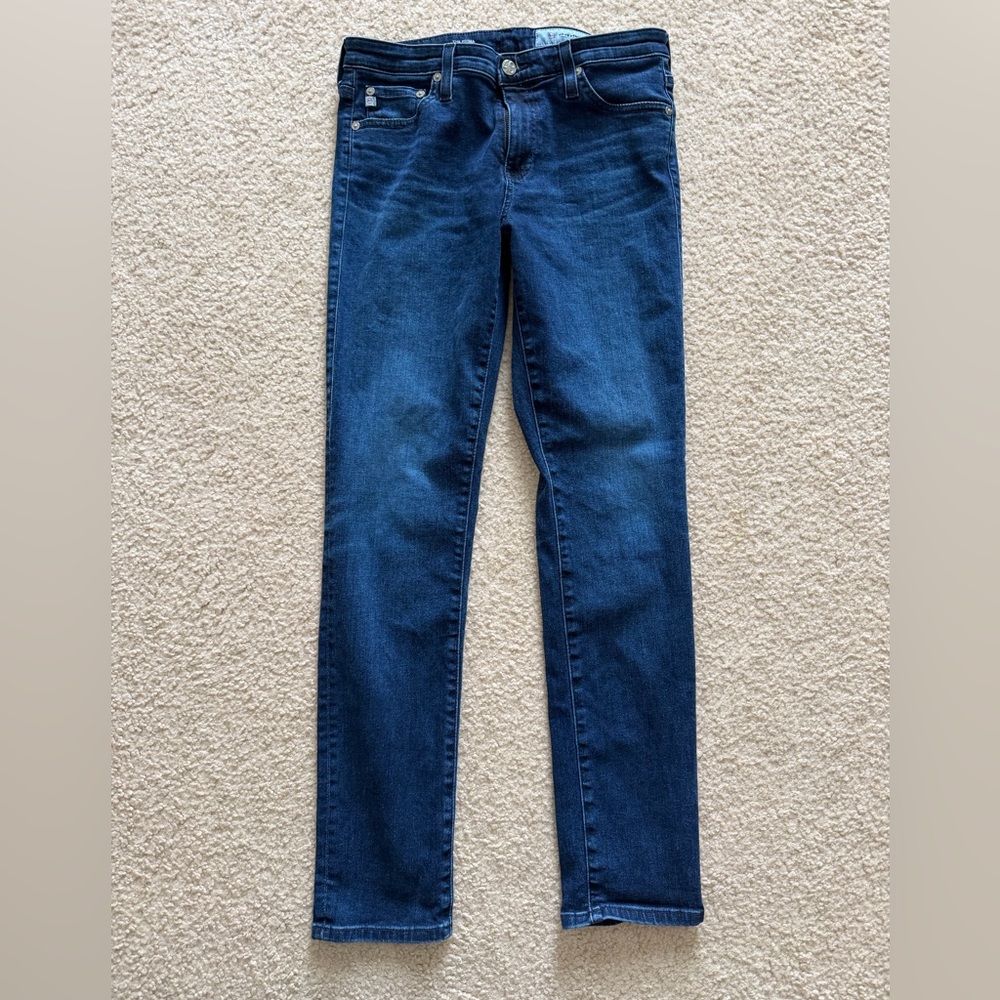 VGUC at Adriano Goldschmied jeans prima cigarette style skinny dark denim 28R